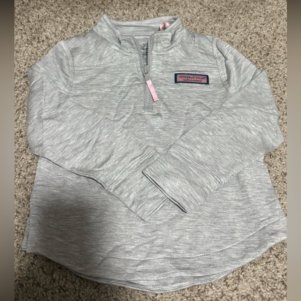Girls Vineyard Vines Zip Up Shirt